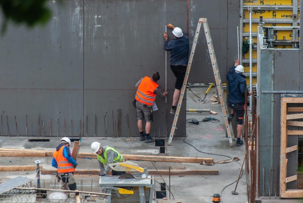 What is a depreciation schedule? A property investor’s guide » What is a depreciation schedule Quantity surveyors inspecting a construction site in Australia to assess depreciable assets for a tax depreciation schedule